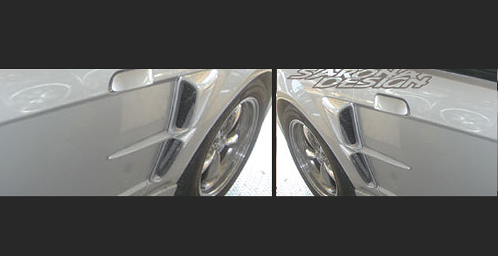 Custom Ford Mustang Air Scoops  Coupe (1999 - 2004) - $289.00 (Manufacturer Sarona, Part #FD-001-AD)